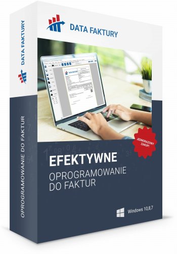Data Faktury 7 Pro+ 2026 PL z modułem KSeF - program do faktur Vat lub rachunków bez Vat