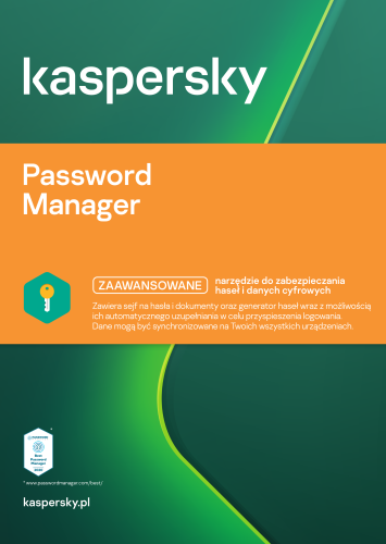 Kaspersky Password Manager 2026 PL - bezpieczny menadżer haseł - oficjalna polska dystrybucja