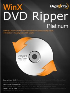 WinX DVD Ripper Platinum 2026 - zgrywanie filmów z płyt DVD backup - oficjalna polska dystrybucja