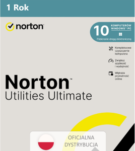 NORTON Utilities Ultimate 2026 5 stanowisk 12 miesięcy - poprawa wydajności komputera - oficjalna polska dystrybucja