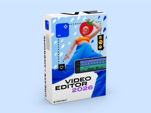 Movavi Video Editor Plus 2026 PL - edycja montowanie filmów wideo - oficjalna polska dystrybucja