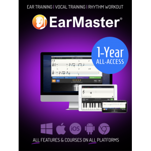 Ear Master Pro 2026 PL - ćwiczenia trening słuchu śpiew nuty rytmy muzyka - oficjalna polska dystrybucja