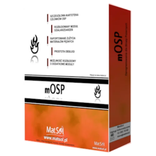 mOSP 2026 PL - program do zarządzania jednostką Straży Pożarnej OSP PSP - licencja dożywotnia